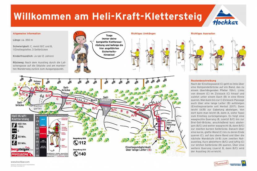 Heli-Kraft-Klettersteig Hochkar