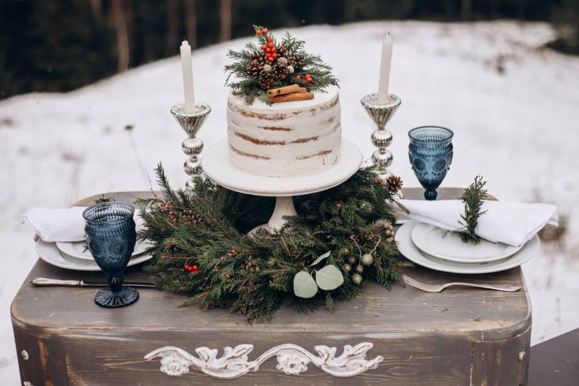 Winterhochzeit im Schloss: Ein Märchen im Schnee