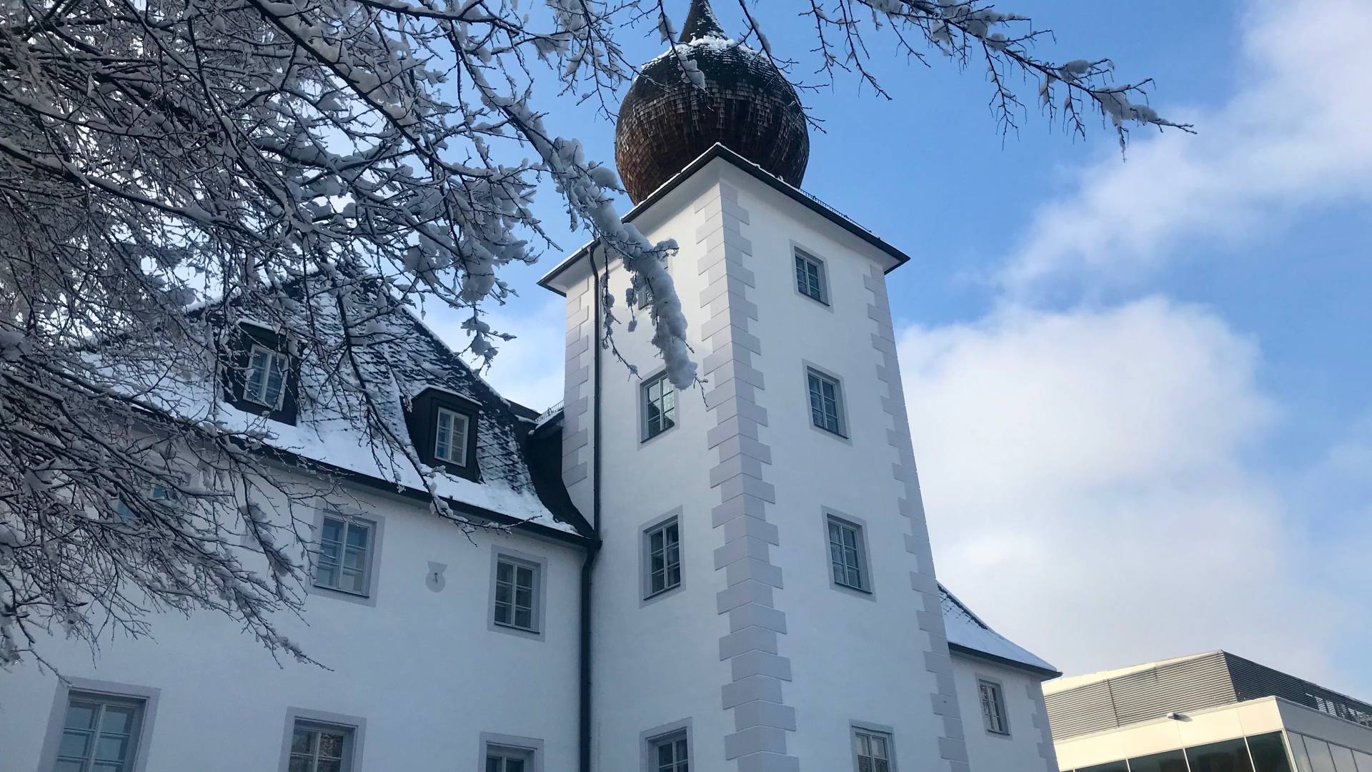 Das Schloss an der Eisenstrasse Winter